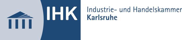 Satzung der Industrie- und Handelskammer Karlsruhe in der Fassung der letzten Änderung durch Beschluss der Vollversammlung der IHK Karlsruhe vom 19. Juli 2018 aufgrund von 1 und 4 Satz 2 Nr.