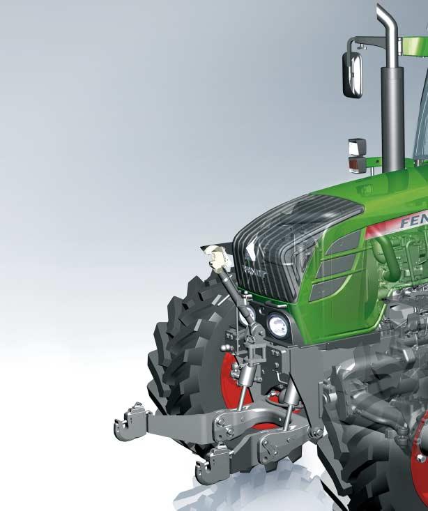 Technik im Überblick Der 300 Vario wurde von Fendt so entwickelt, dass er die Vorteile zweier erfolgreicher Meilensteine der Firmengeschichte vereint.