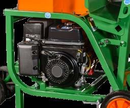 Gebläserotor aus massivem Stahl Vollgummiräder 16 cm Antriebsarten Schlepper E-Motor Technische Details ab Seite