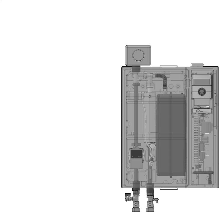 eispiel HV 9-/: Vorlauf zu Heizkreis/ Trinkwarmwasserspeicher Fühler Rücklauf am Hydraulikmodul Vorlauf von Wärmepumpe Rücklauf zu Wärmepumpe Rücklauffühler () mit Kabelbinder und Wärmeleitpaste am