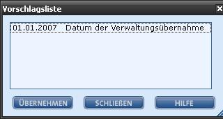 Mit Weiter gelangen Sie zur Seite Vertrag. Jetzt werden Sie zunächst nach mehreren Datumswerten gefragt. 1.