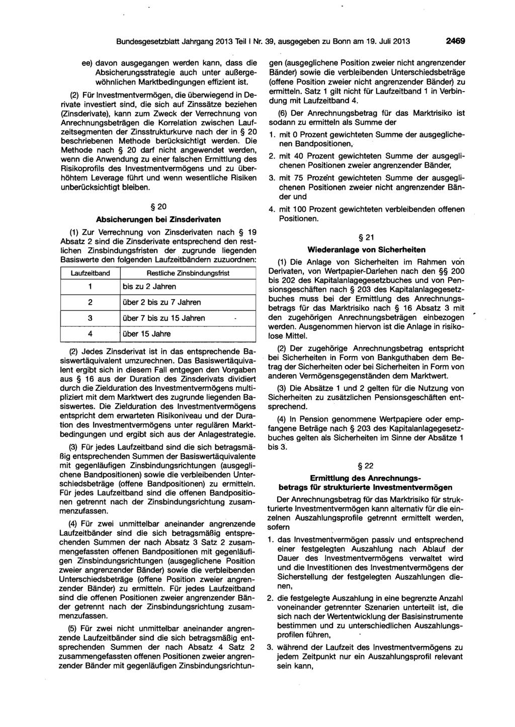 Bundesgesetzblatt Jahrgang 2013 Teil I Nr. 39, ausgegeben zu Bonn am 19.