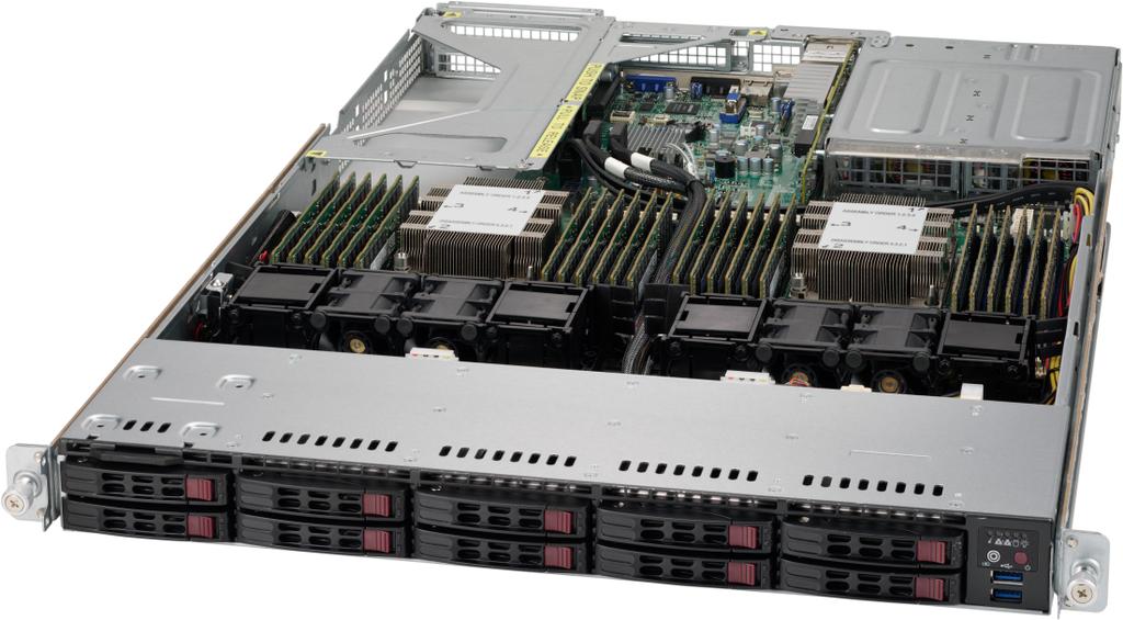 Supermicro UltraServer SYS-1029U-TR4 Einsatzbereiche Virtualisierung Cloud Computing High End Enterprise Server flexible Netzwerkoptionen Zertifizierungen Microsoft Windows Server 2016 Red Hat