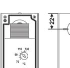 114 M echanische Thermostate Flüssigkeiten und Gase STW70130 STW / STB Anlegethermostate Selbstüberwachender Thermostat als Sicherheitstemperaturwächter und -begrenzer z. B.