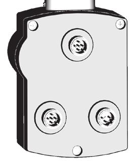 78 E lektronische Druckschalter Flüssigkeiten und Gase Kabeldose Type Kabeldosen sind für Anschlussquerschnitt max. 0,75 mm 2 einsatzfähig.