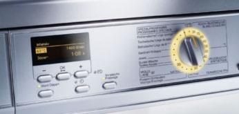 Diese und auch die wichtigsten Waschprogramme sind komfortabel über die Einknopf-Programmwahl und die übersichtlichen Tasten zu wählen.