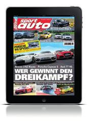 Kombinierte Print- und online Kampagne z.b. von Bilstein und Eibach im Heft sport auto und auf sportauto.