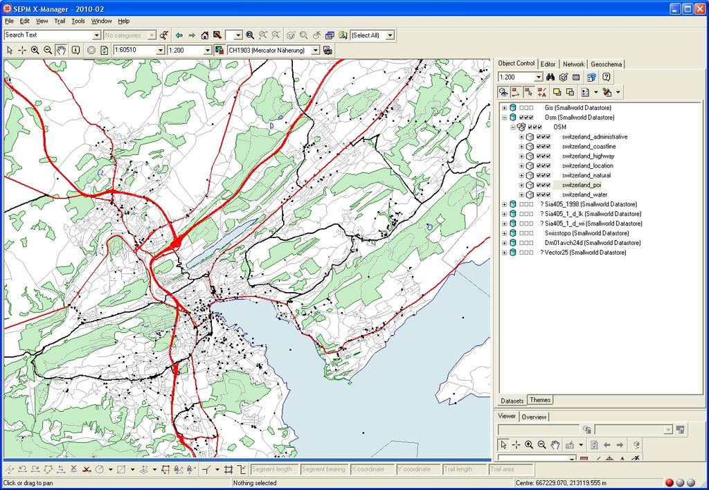 Release 2010-02 - Neue Funktionen 3.3 X-Database "Open Street Map" 3.3.1 Übersicht Das "Open Street Map" Projekt (OSM) stellt Geodaten zur Verfügung, welche Online auf http://www.openstreetmap.