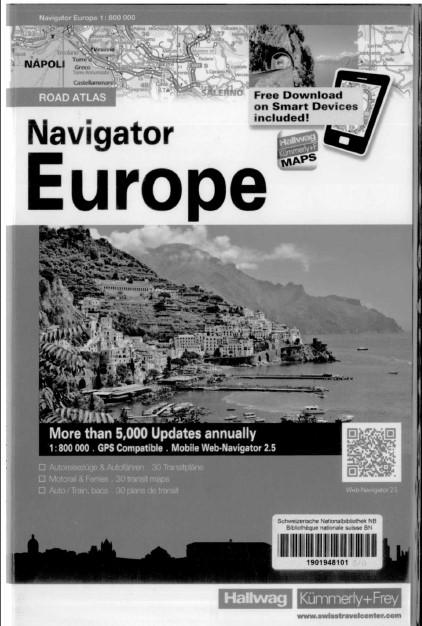 Atlas: Beispiel Navigator Europe Umschlag