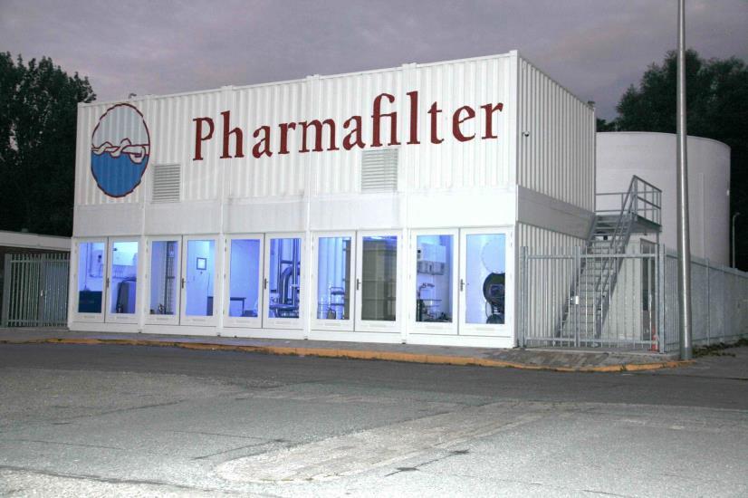 000 m³/a Pharmafilter kombiniertes Verfahren zur Abfall- und Abwasserbehandlung Quelle: