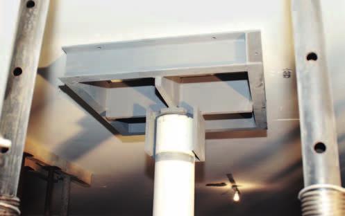 Alternativ kann die bestehende Stütze komplett entfernt und durch eine ORSO-V Stütze mit geringerem Durchmesser und integriertem Stahlpilz ersetzt werden.