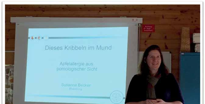 Vortrag Sonnabend, 23.09.2017, 16 Uhr Dr. Susanne Becker, Pomologen-Verein e.v.