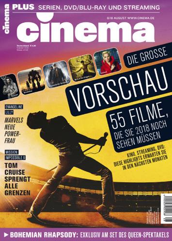 TITELPORTRÄT CINEMA vielfältig & leidenschaftlich Das CINEMA Magazin gehört zu den zeitlosen Klassikern der Lifestyle Magazine und hat sich über die Jahre vom reinen Kinomagazin zu einem Filmund