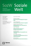 SozW Soziale Welt Zeitschrift für sozialwissenschaftliche Forschung und Praxis Die Soziale Welt ist eine der großen, auch im Ausland gelesenen Fachzeitschriften innerhalb der deutschen Soziologie.