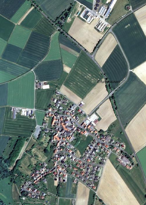 Rahmenbedingungen in Erfurtshausen Biogasanlage 500 Meter Luftlinie entfernt.