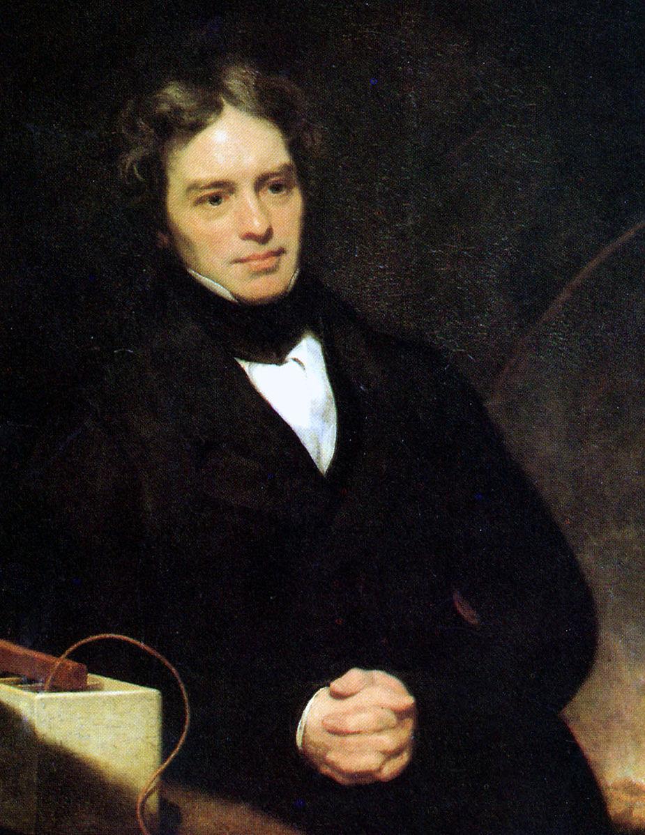 Das Induktionsgesetz Eine Änderungen des magnetischen Flusses Φ B erzeugt eine Spannung (Induktionsgesetz, Michael Faraday, 1831) https://de.
