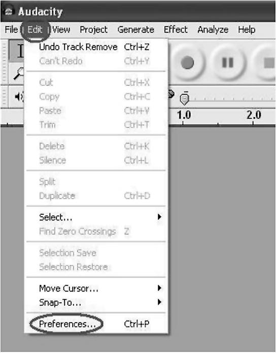 Double click audacity icon on your computer s desktop, select your language
