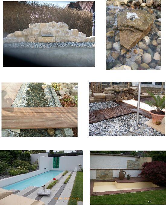 Wasserattraktionen für Gärten Immer beliebter werden Wasserspiele und Wasserbasins in Gärten.