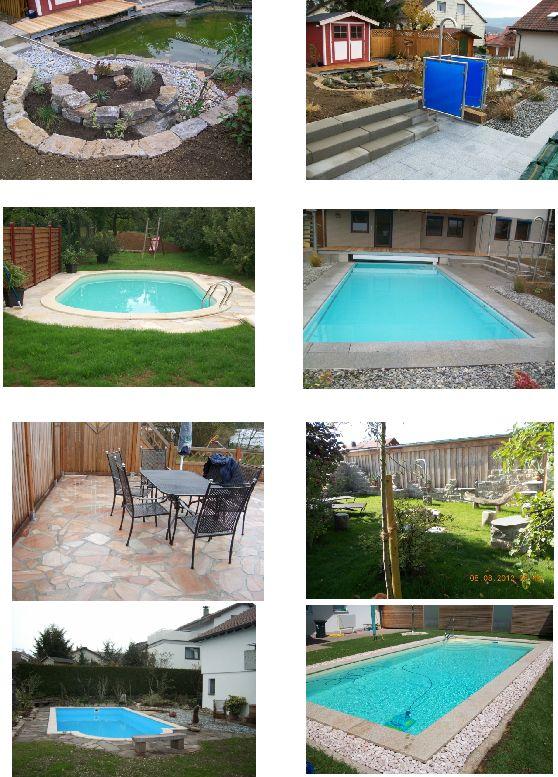 Gartengestaltung und Ausführung wir führen außer den Arbeiten am Pool auch gerne Ihre Außenanlage mit eigenem Personal durch.