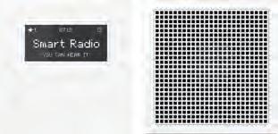 die Serie LS mit alpinweißem Display Lautsprecher alpinweiß RAD LS 918 WW 149,12 05 mit schwarzem Display Lautsprecher schwarz RAD LS 918 SW 151,06 05 Lautsprecher
