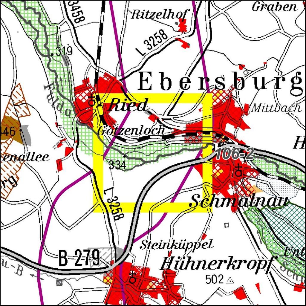 Riegel Nr. 106-2, Gesamtbewertung: Ampelfarbe gelb Abbildung 4: Riegel mit sehr hohem Raumwiderstand Nr.