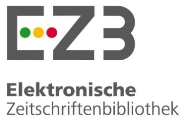 Elektronischen Zeitschriftenbibliothek Dr.