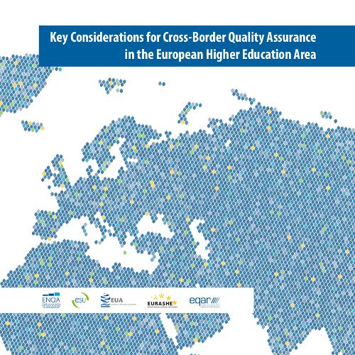 E4/EQAR: Key Considerations for CBQA Arbeitsgruppe von E4 Group & EQAR, folgend einer Empfehlung des RIQAA Projekts (2012) ESG: Grundlage für CBQA in Europa Sammlung wichtiger Punkte, die Hochschulen