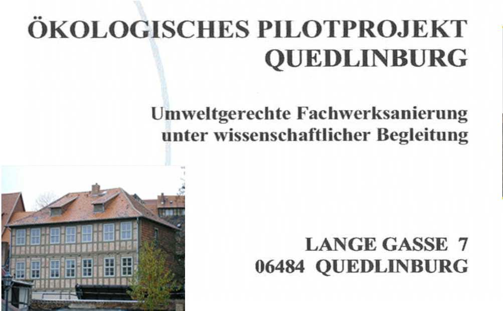 1780 errichtet UNESCO WELTKULTURERBESTADT Quedlinburg 1994