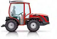 Das ACTIO -Fahrwerk erfordert eine Konfiguration des Traktors mit überhängendem Motor, der Grundlage für einen tief