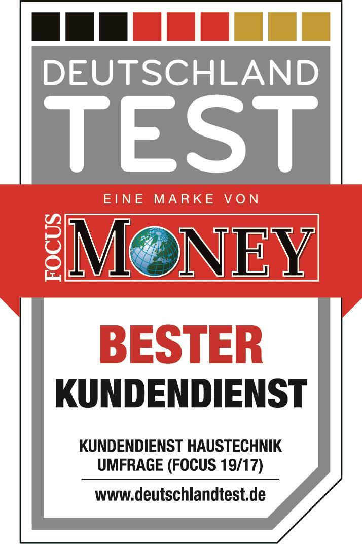 Kundendienst TESTSIEGER 3 x BESTER & SEHR GUT Zum vierten Mal seit 2014: Bester Kundendienst im Deutschland - Test!
