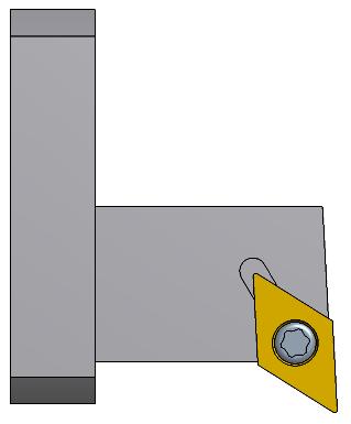 plaine usinage Angle between insert and processing plain
