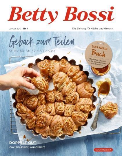 Betty Bossi Zeitung Die BBZ ist die meistverkaufte Kochzeitung der Schweiz.