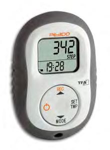 2005 HiTrax Step 3D Schrittzähler mit Uhr mit Hightech 3 D Beschleunigungssensor zum Messen von Bewegung, kann überall getragen werden (Gürtel, Tasche.
