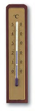 Plexiglas scale thermometre pour l interieur noyer, laqué, échelle en Plexiglas 12.1043.
