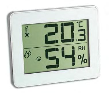 elektronische thermo-hygrometer 30.5038.01 Digitales Thermo-Hygrometer Komfortzone, Max.-Min.