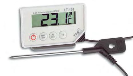 5 C at 0 50 C, otherwise ±1 C, according to EN13485, cable probe included «LT-102» thermometre de controle digital comme 30.