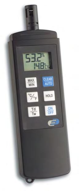 profi-thermo-hygrometer professional thermo-hygrometers thermo-hygrometres professionnels 30.5025 Digitales Profi-Thermo-Hygrometer gleichzeitige Anzeige von Temperatur und Luftfeuchtigkeit, Max.-Min.