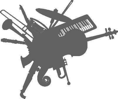 Instrumente Holzblasinstrumente Blockflöte Querflöte Klarinette Saxophon Blechblasinstrumente Trompete Cornet Posaune Schlaginstrumente Schlagzeug (Drumset) Tasteninstrumente Klavier Keyboard
