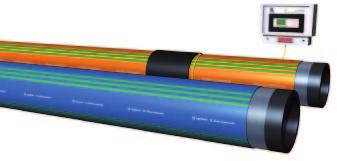 3L Sicherheitsrohrsystem Permanent überwachtes Rohrsystem, das Schäden findet und meldet additive Schutzschicht aus PEplus elektrisch leitende Barriere-/Detektionsschicht aus Aluminium Kernrohr aus