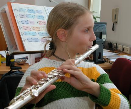 Unterrichtsangebote (3) Schnupperkurs: Wege zum Instrument (ab 6 Jahre) Die Kinder
