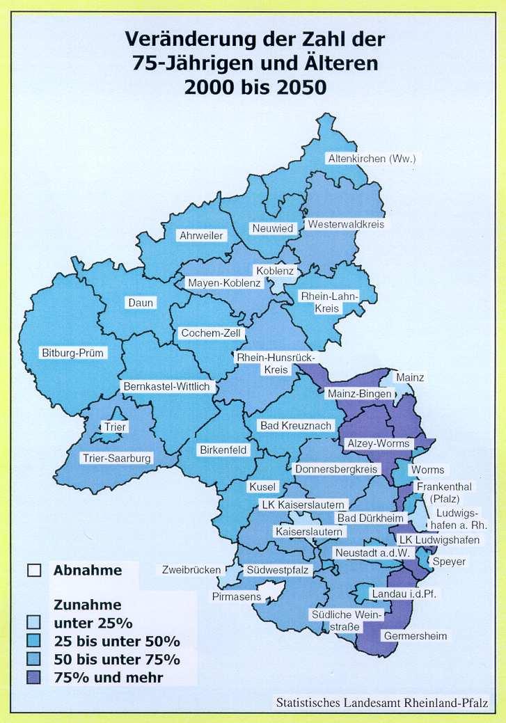 ab 75 Rheinland-Pfalz RP Karte