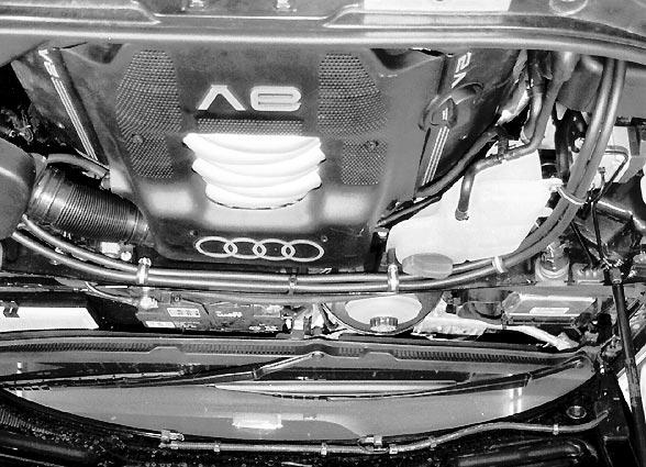 Thermo Top Audi A6,l/,8l Brennstoffentnahme Die Brennstoffentnahme erfolgt aus der fahrzeugeigenen Kraftstoff-Rücklaufleitung.
