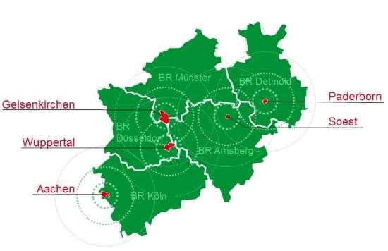 Gelsenkirchener ist eine von fünf Digitalen Modellstädten / -regionen in NRW Förderung durch das MWIDE