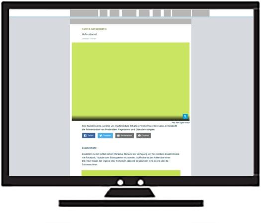 Content Marketing: Native Advertising Die contentnahe Integration von Angeboten, Dienstleistungen und Services auf dem Online-Portal wz.