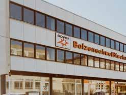 2500 m² of industrial production space 1995/1996 Erweiterung des Firmensitzes durch zweites Betriebsgebäude, 45 Mitarbeiter,