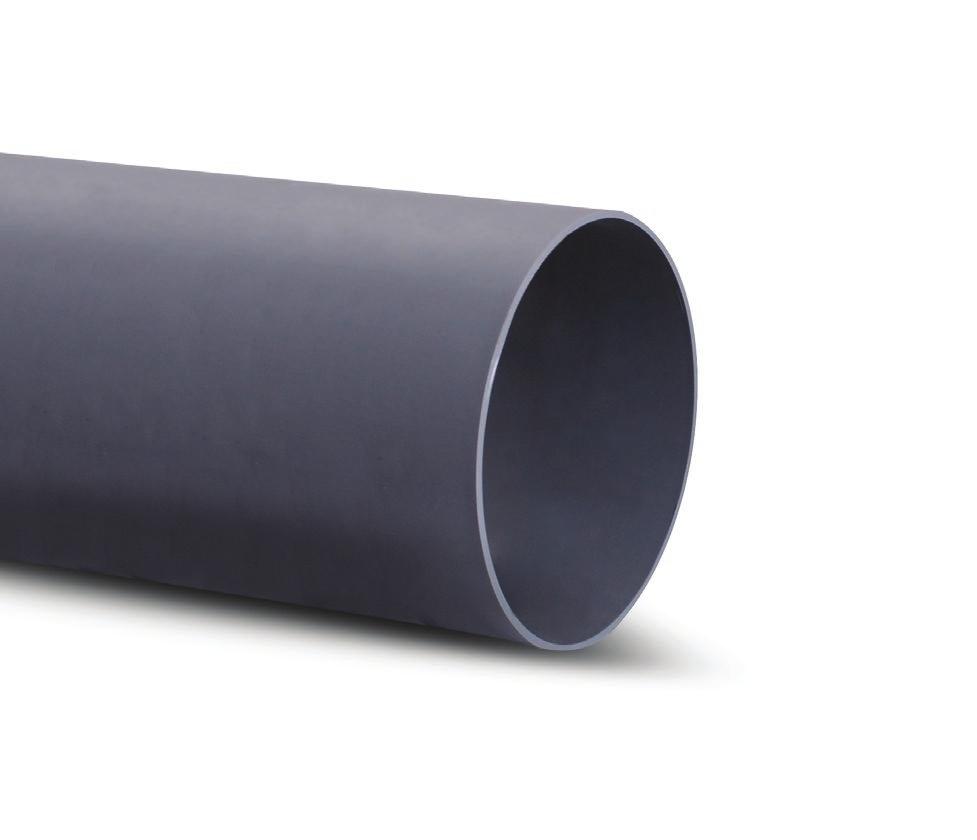 Runde üftungskanäle aus Kunststoff PVC-SRG Beschreibung Runde üftungskanäle aus Kunststoffen durch Schweißen verbunden (oder PVC Kleben bis Ø 250). Ausgeführt gemäß den Normen DIN 8062.