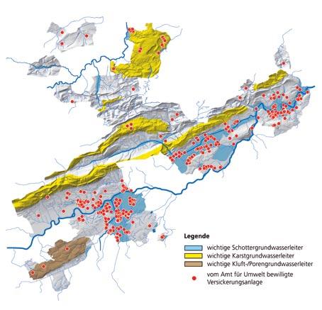 Abwasserbeseitigung Zustand Solothurner Gewässer 2000 Der neue Umgang mit Regenwasser Ein grosser Anteil des Regen- und Schmelzwassers, das früher natürlich im Untergrund versickerte, wird heute in