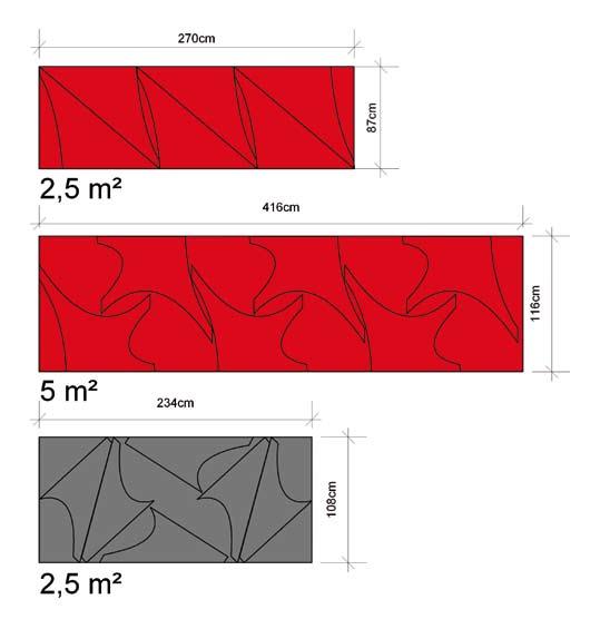 Die Spitzen werden als 6er-Bündel auf den Mittelstab gezogen Nun ist die Schlaufe zu bilden und mit zirka einem Zentimeter Überstand an der Unterseite des Dacronbands festzunähen.