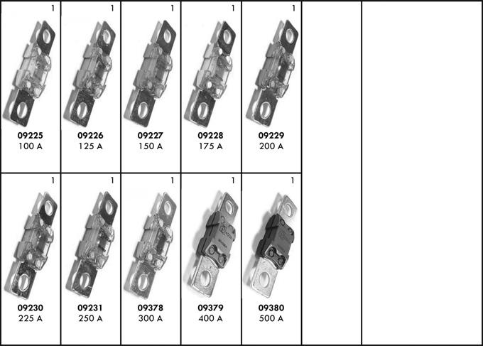 Sortimentskasten 880 Inhalt: je 1 megaoto Sicherungen 0A / 1A / A / 17A / 00A / A / 0A / 300A / 400A / 00A VE MBM 880 1 1 0 Sortimentskasten 88 -Stossverbinder unisoliert-