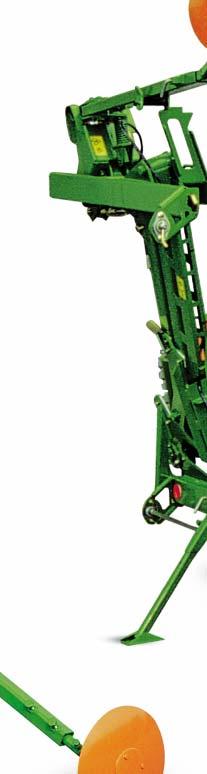 Die Profilrahmenkonstruktion erlaubt das besonders leichte Verschieben der Aggregate z. B. beim Umbau von Mais auf Zuckerrüben.